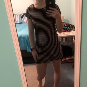 Striped T-Shirt Dress